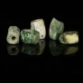 Ancient Roman green glass beads 372MAa